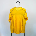 00s Nike NK Maribor Football Shirt T-Shirt Yellow Large