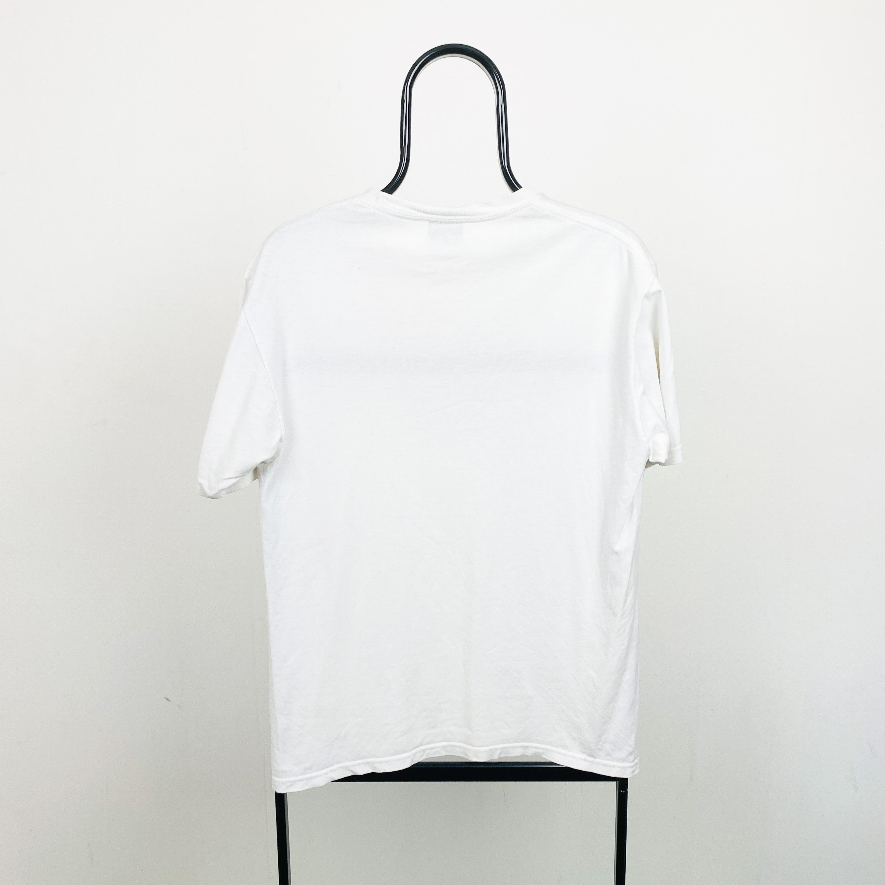 Retro 00s Stussy T-Shirt White Medium