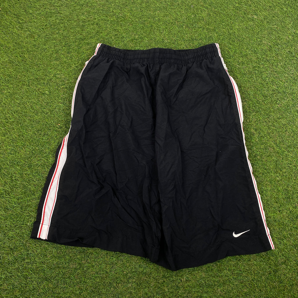 00s Nike Zip Pocket Shorts Black Small