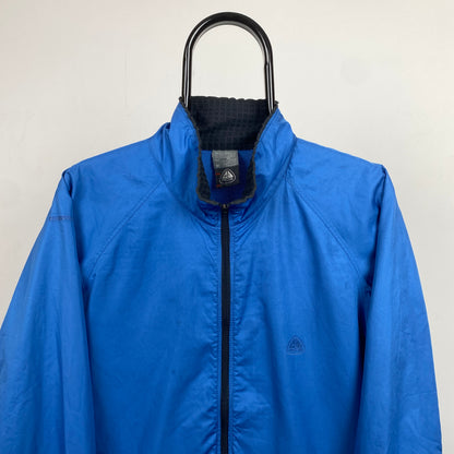 00s Nike ACG Windbreaker Jacket Blue Medium