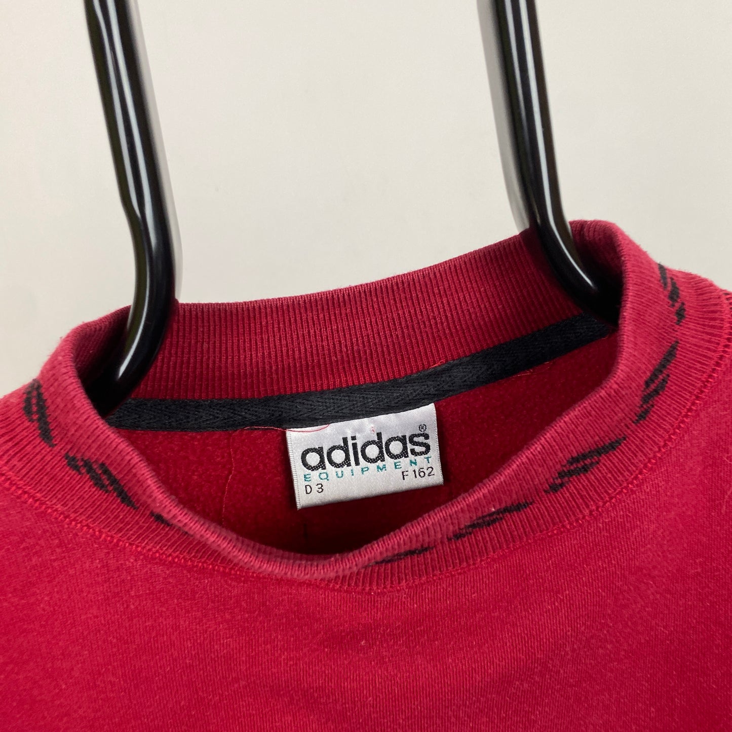 90s Adidas Equipment Sweatshirt Red XS