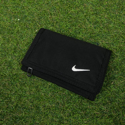 00s Nike Tri-Fold Wallet Card Holder Black