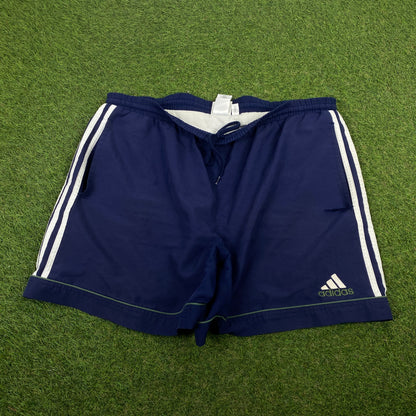 90s Adidas Shorts Blue Large