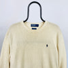 Retro Polo Ralph Lauren Knit Sweatshirt Brown XL