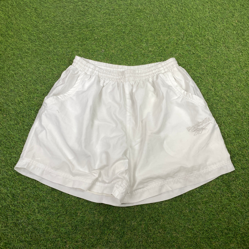 Retro Reebok Shorts White Large