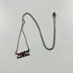2002 Birth Year Necklace Chain Silver