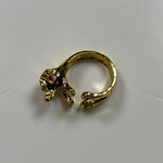 Adjustable Dog Ring Gold