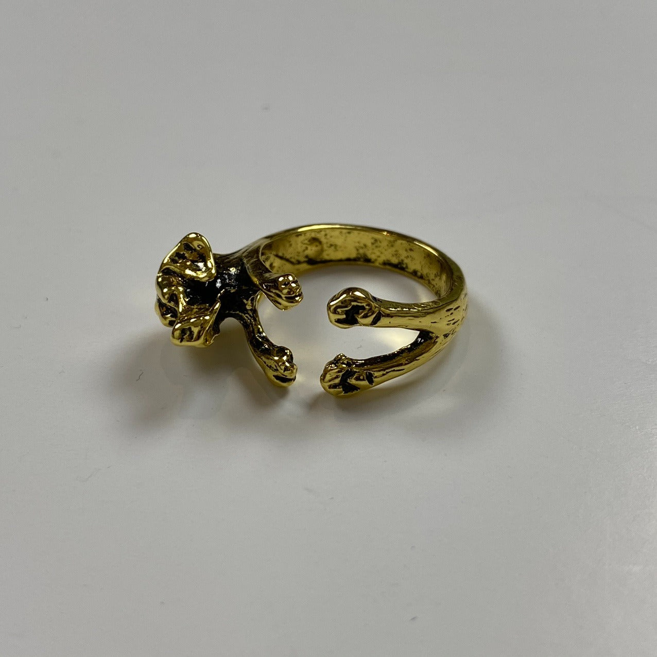 Adjustable Dog Ring Gold