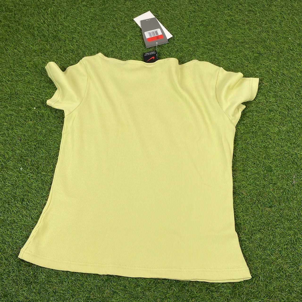 Nike Cami Crop Top Yellow Small
