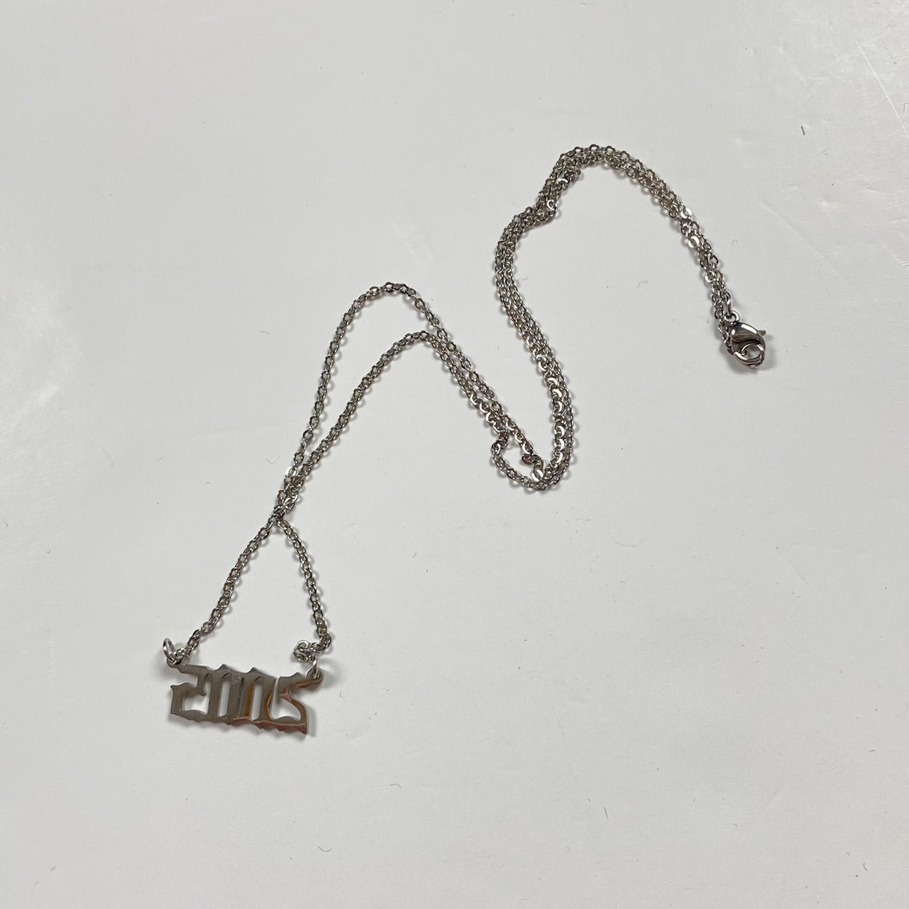 2005 Birth Year Necklace Chain Silver