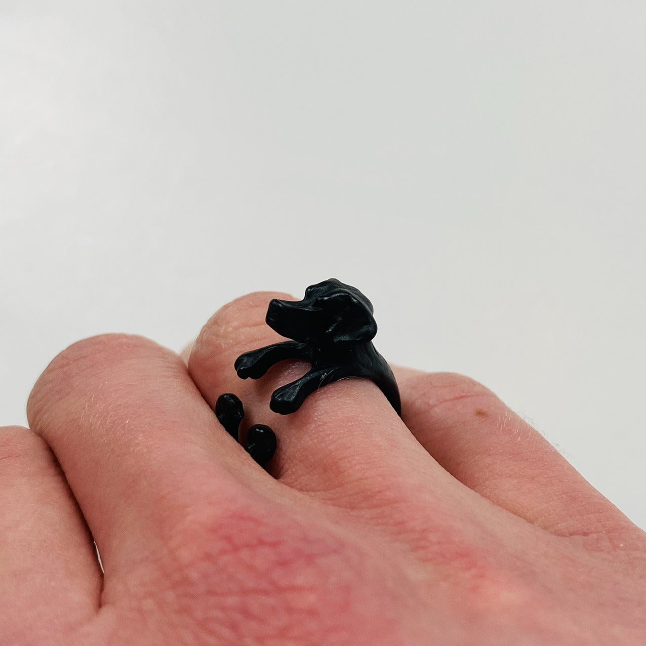 Adjustable Dog Ring Black