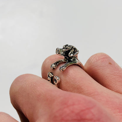 Adjustable Dog Ring Silver