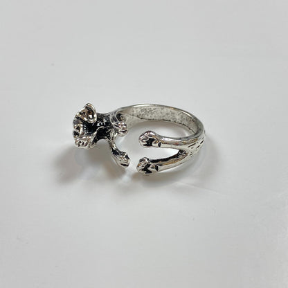 Adjustable Dog Ring Silver