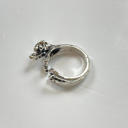 Adjustable Dog Ring Silver