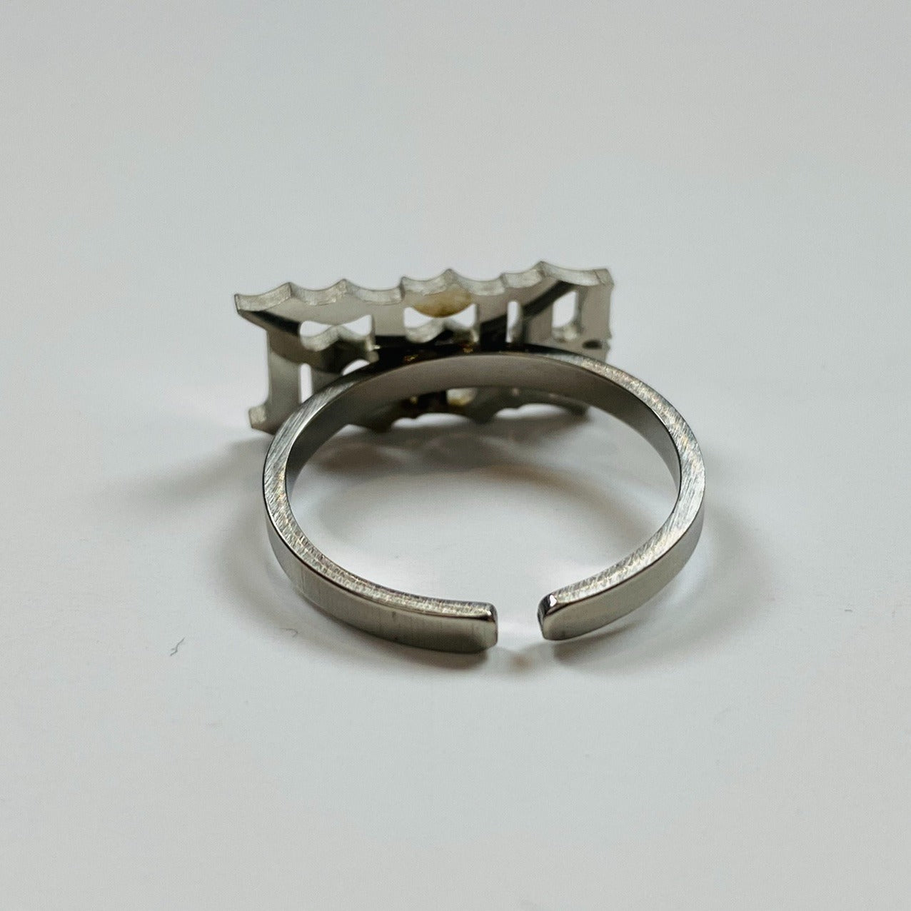 Adjustable 1998 Birth Year Ring Silver