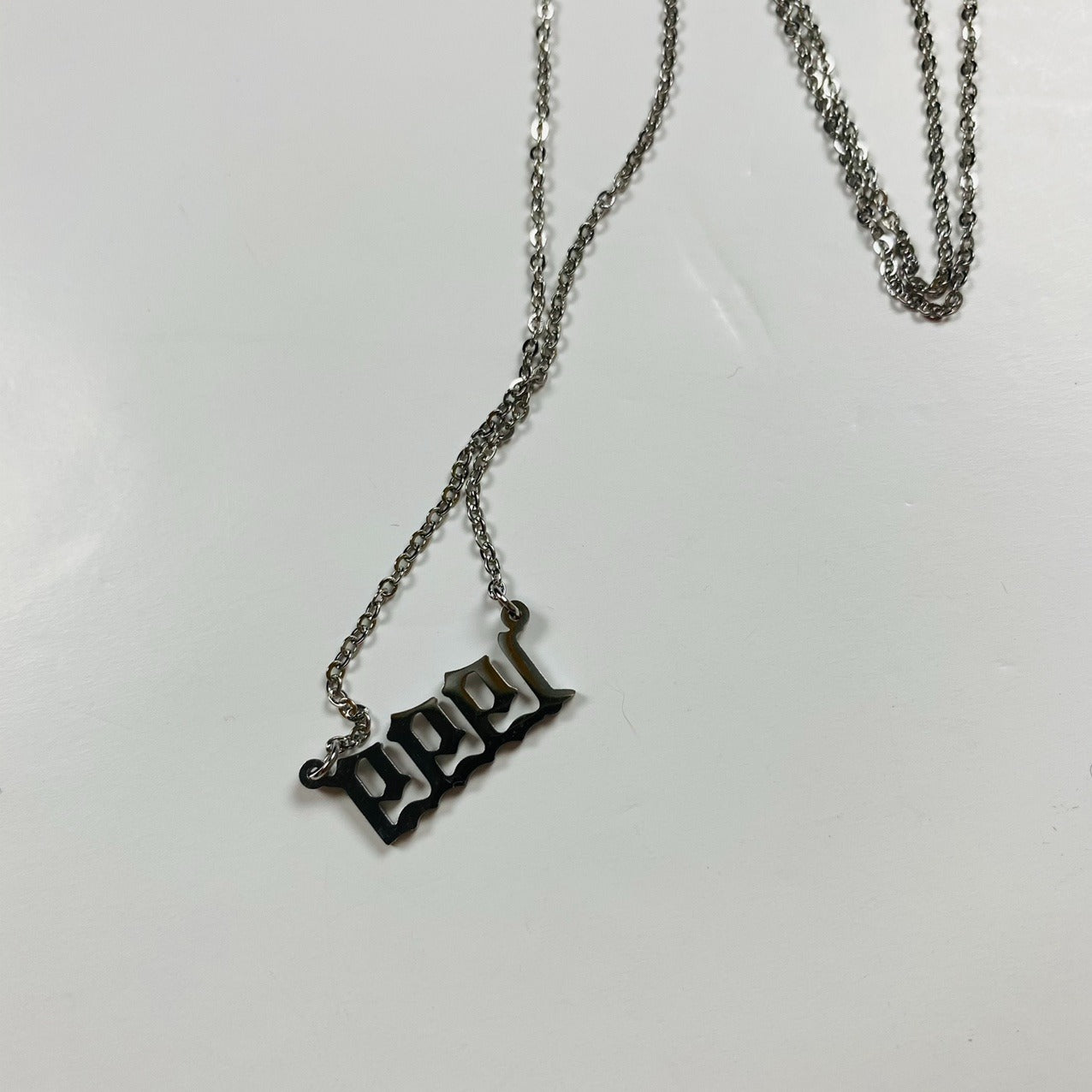 1999 Birth Year Necklace Chain Silver