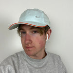 Nike Hat Embroidered Spell Out Logo Baby Blue
