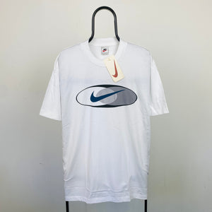 90s Nike Swoosh T-Shirt White Small