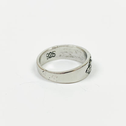 Retro Vintage Eye Ring Silver