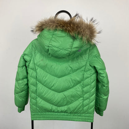 90s The North Face Puffer Jacket Green XS