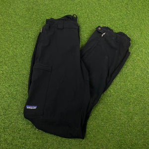 Retro Patagonia Ski Salopettes Trousers Joggers Black Medium