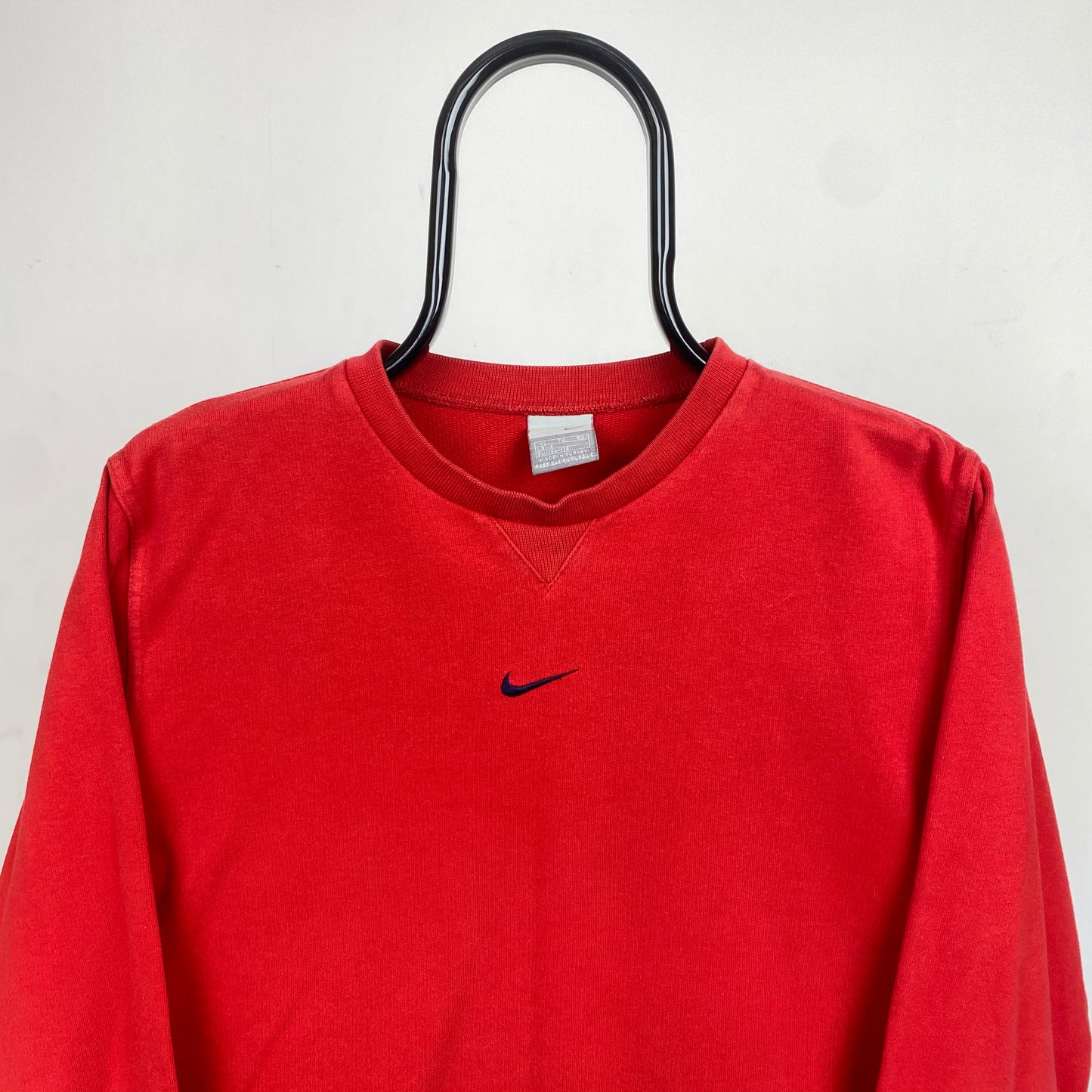 00s Nike Sweatshirt Red Small