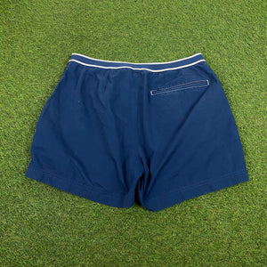 90s Adidas Tennis Open Shorts Blue Large
