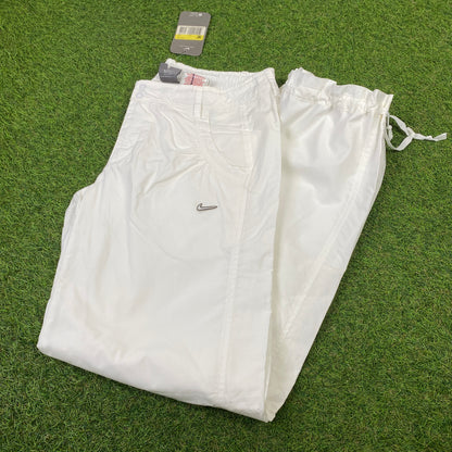 00s Nike Parachute Joggers White Large