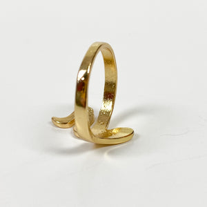 Vintage Snake Ring Gold