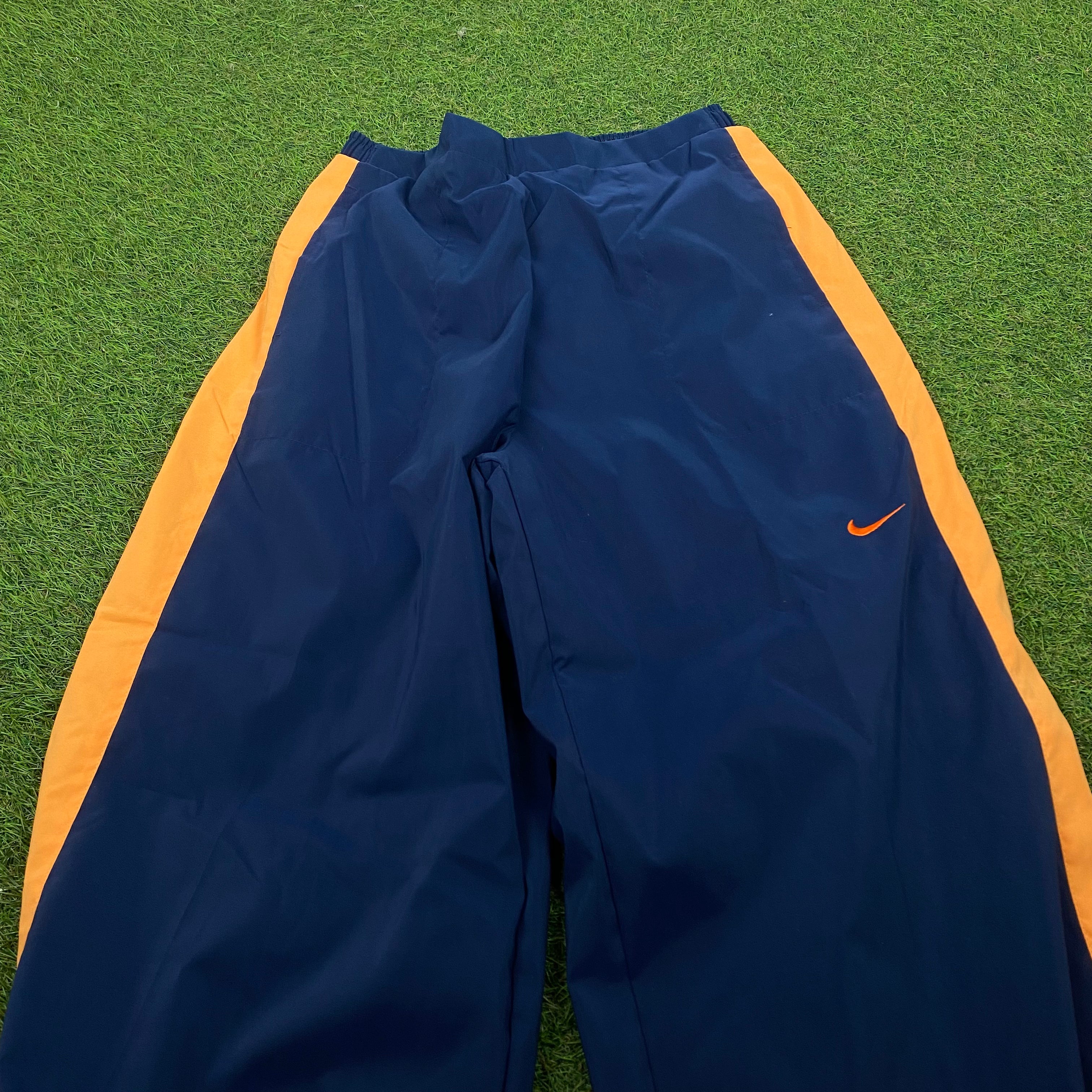 00s Nike Piping Joggers Blue Small
