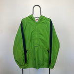 90s Nike Waterproof Cagoule Windbreaker Jacket Green Large