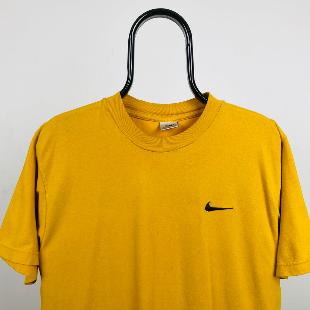 90s Nike T-Shirt Yellow Small
