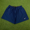 90s Nike Nylon Shorts Blue XXL