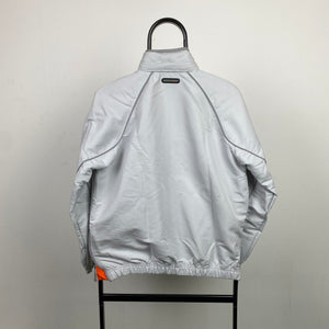 00s Nike 1/4 Zip Windbreaker Jacket Grey XS