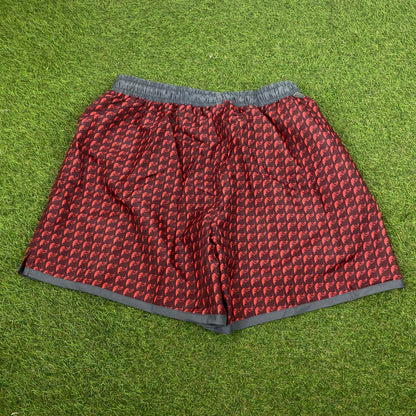 90s Nike Wavey Shorts Red XL