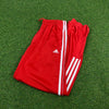 00s Adidas Joggers Red XS