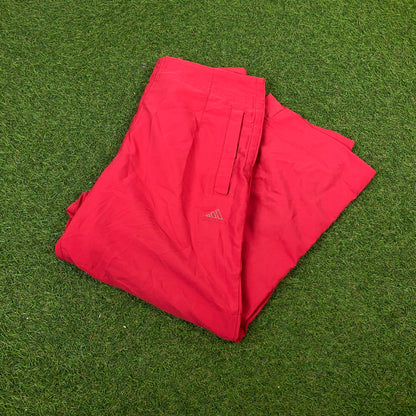 Retro Adidas 3/4 Length Shorts Red XS