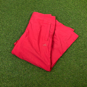 Retro Adidas 3/4 Length Shorts Red XS
