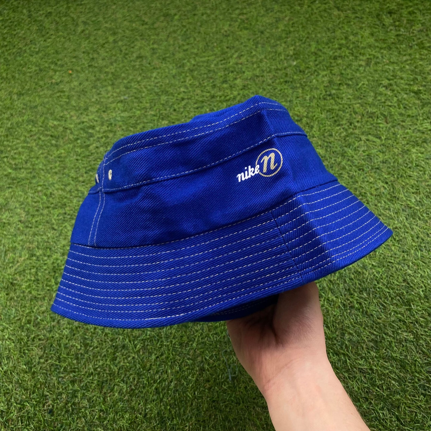 Vintage Nike Bucket Hat Blue