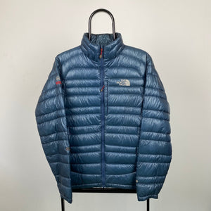 90s The North Face Puffer Jacket Blue Small