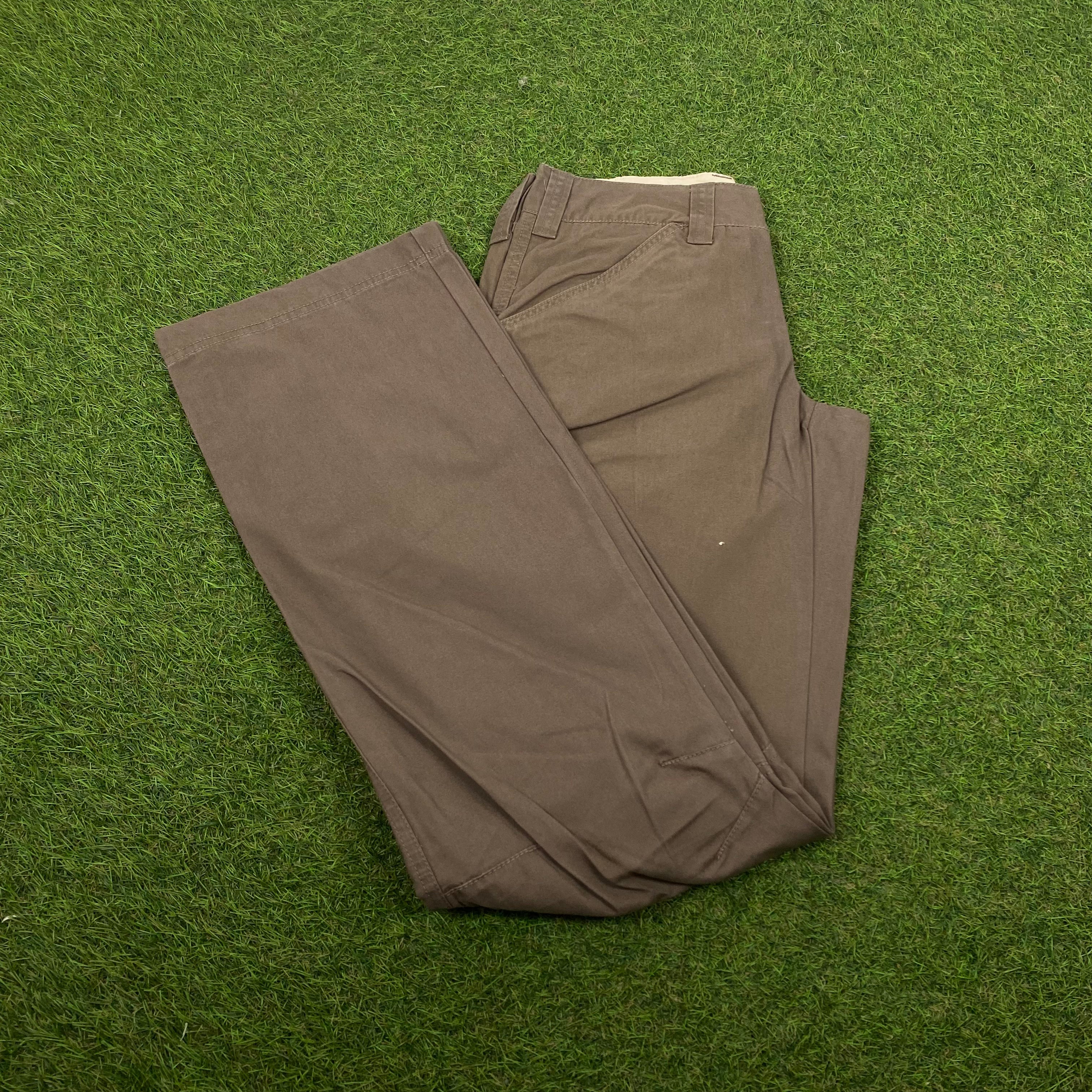 00s Nike ACG Cargo Trousers Joggers Brown Small