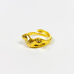 Adjustable Frog Ring Gold