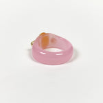 Retro Chunky Ring Pink