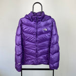 90s The North Face Puffer Jacket Purple XS