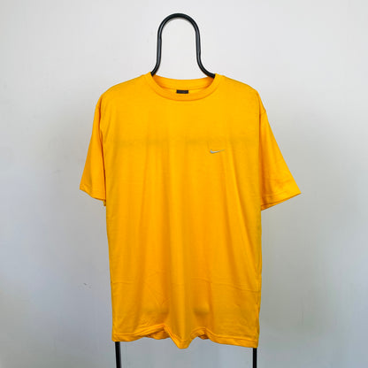 00s Nike Swoosh T-Shirt Orange Large
