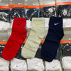 90s Nike Socks 3 Pack Brown Red Blue