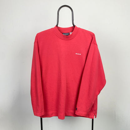 Retro Reebok Sweatshirt Pink Large