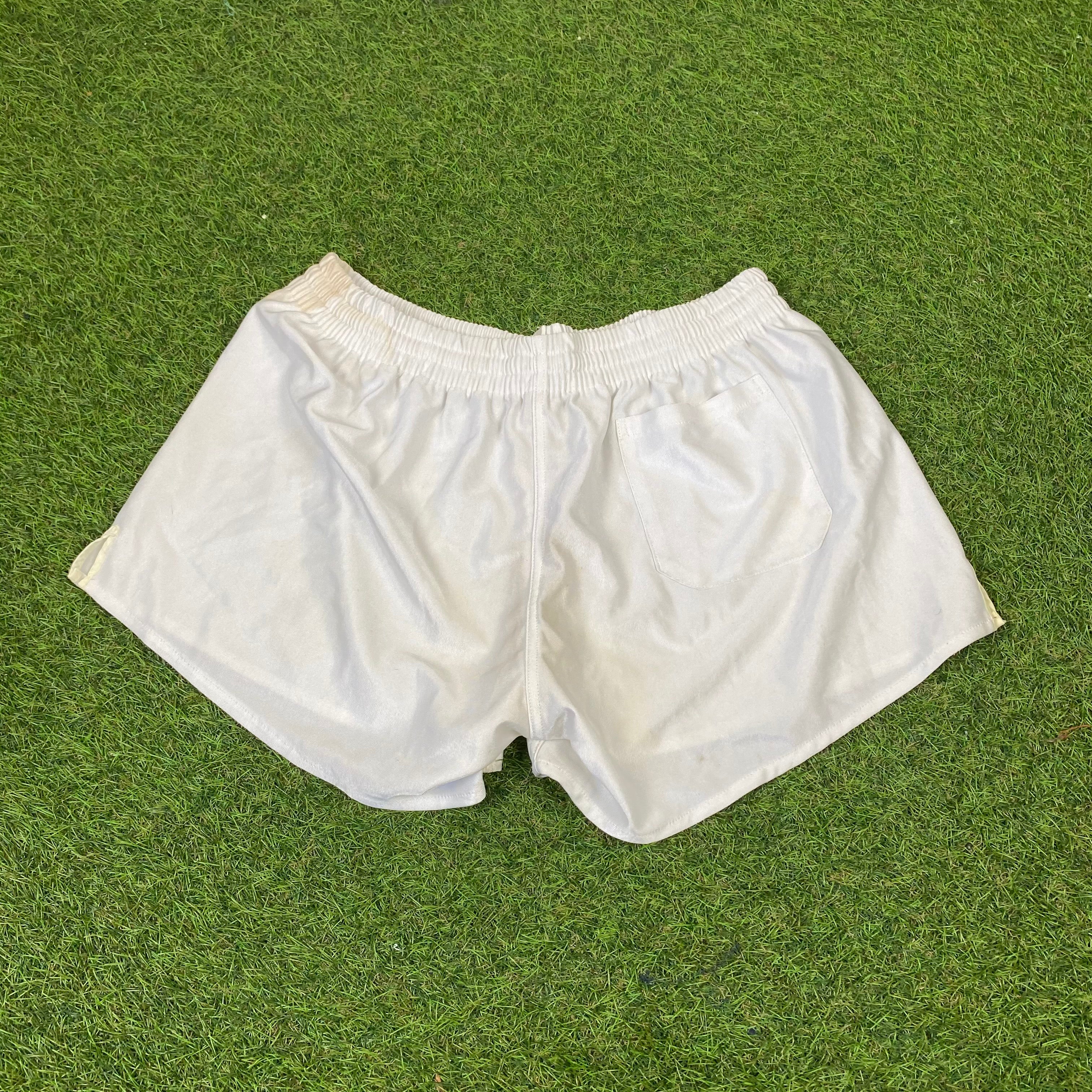 White nylon deals pe shorts