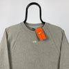 Vintage Nike Cropped Sweatshirt Brown XXS