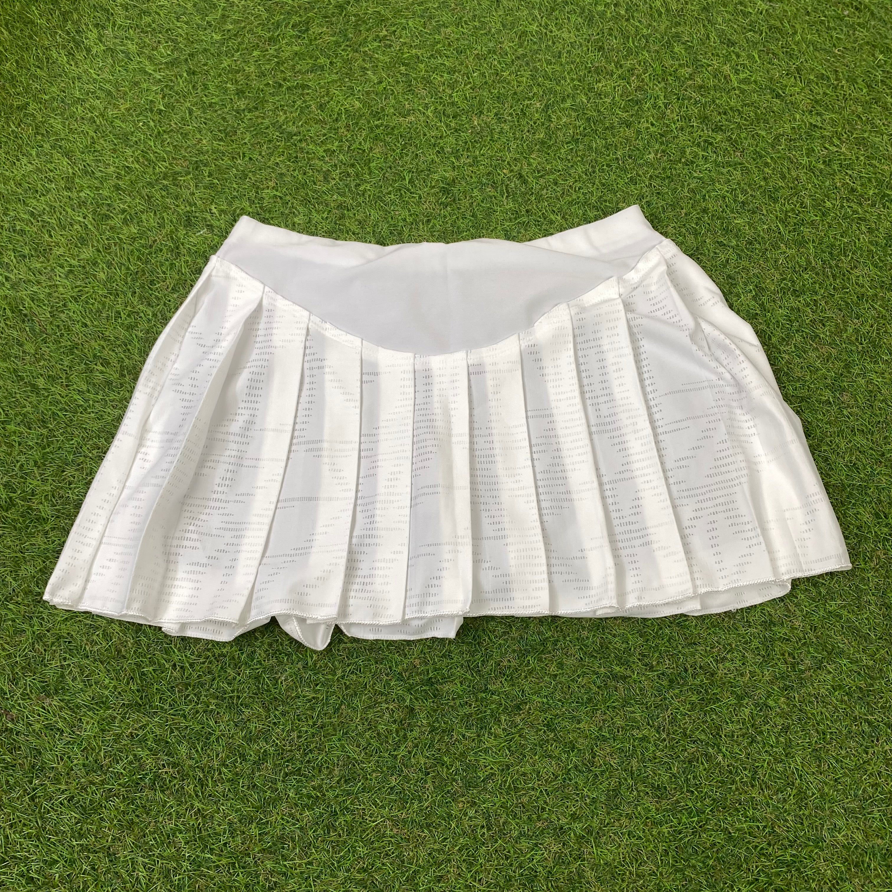 90s Nike Tennis Victory Skirt White Medium